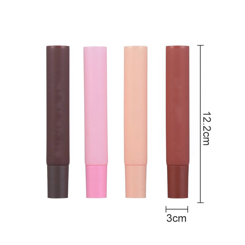 Customization Differernt Color Cosmetic Oval Flat Tube Hose for Cream