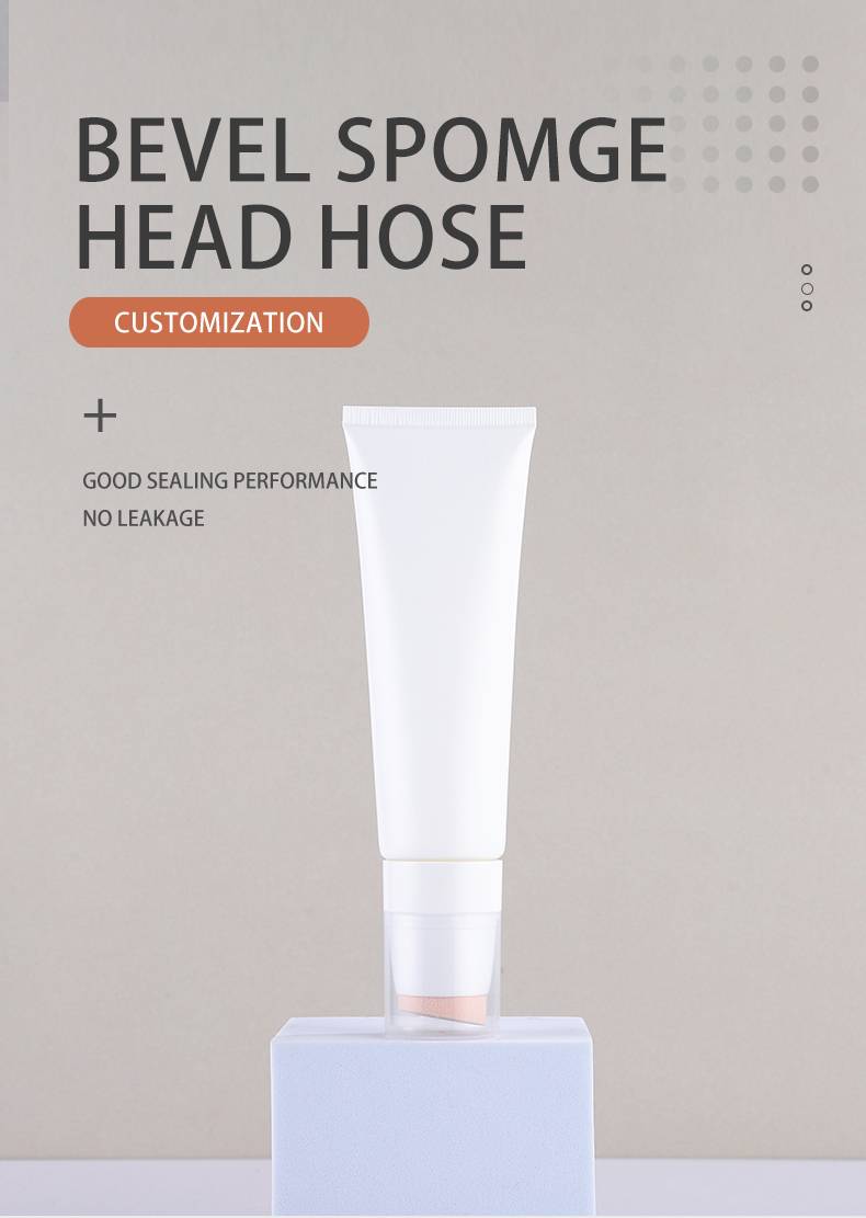 Manufacturer PP Elliptical Flat Tube Sponge Head with Packaging